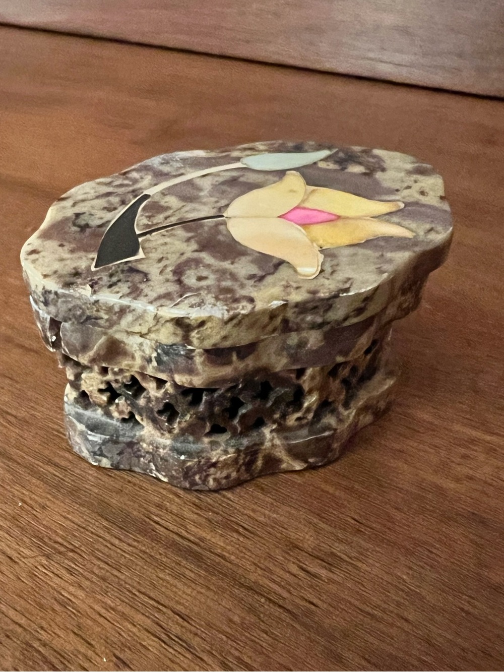Stone trinket box India